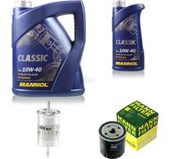 Olio Motore 6L MANNOL Classic 10W-40 + MANN-FILTER Per Renault Laguna II BG0/1