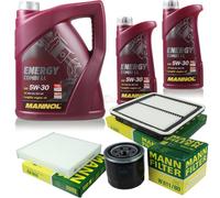 Olio Motore 7L MANNOL 5W-30 Combi LL+MANN-FILTER Filtro