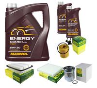 olio motore 7L MANNOL 5W-30 Combi LL +MANN-FILTER Filtro filtro
