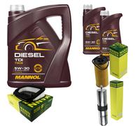 Olio Motore 7L MANNOL Diesel TDI 5W-30 + MANN-FILTER Filtro Per BMW X3 F25 30d
