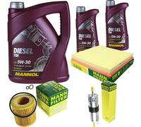 Olio motore 7L mannol Diesel Tdi 5W-30 + Mann - per BMW 6er Cabriolet F12