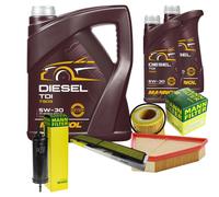 Olio motore 7L mannol Diesel Tdi 5W-30 + Mann - per BMW Serie 3er Touring E91