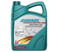 Olio Motore ADDINOL 10W-40 Semi Sintetico 1040 5 Litri Per Mercedes Nissan Opel