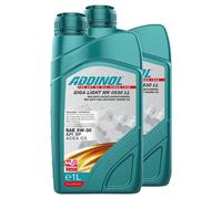 Olio Motore ADDINOL 5W-30 Giga Light MV 0530 LL 2 X 1 Litro Per Audi BMW