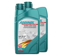 Olio Motore ADDINOL 5W-40 Super Light 0540 2 X 1 Litro Per Peugeot Renault
