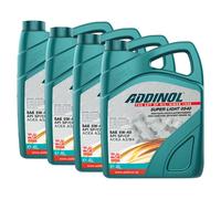 Olio Motore ADDINOL 5W-40 Super Light 0540 4 X 4 Litri Per Peugeot Renault