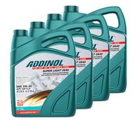 Olio Motore ADDINOL 5W-40 Super Light 0540 4 X 5 Litri Per Peugeot Renault