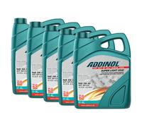 Olio Motore ADDINOL 5W-40 Super Light 0540 5 X 4 Litri Per Audi BMW Citroen