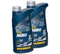 Olio Motore Agro Mannol Gartentechnik Attrezzi Tosaerba Api TC 2x 1 Litro