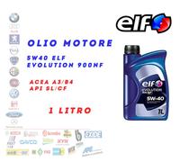OLIO MOTORE ELF EVOLUTION 900 NF 5W-40 LT.1