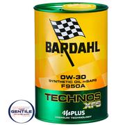 OLIO MOTORE BARDAHL 0W30 C2 TECHNOS XFS F950A LUBRIFICANTE AUTO SINTETICO 1 LT