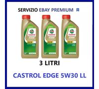 OLIO MOTORE AUTO CASTROL EDGE TITANIUM FST 5W30 LL -3 LT LITRI
