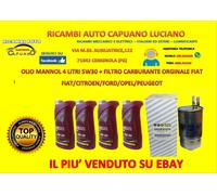 OLIO MOTORE/AUTO MANNOL 5W30 4 Litri + FILTRO CARBURANTE FIAT/OPEL/FORD/PEUGEOT