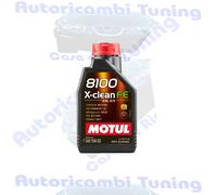 Olio Motore Auto Motul 8100 X-CLEAN FE C2 C3 Renault RN17 MB 229.52 - 1 Litro
