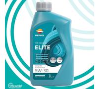 OLIO MOTORE AUTO REPSOL ELITE 5W30 LONGLIFE 507.00-504.00 1 LITRO 100% SINTETICO