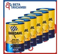 Olio Motore Bardahl 5W30 XTA Polar Plus API SP ACEA A5 B5 Lubrificante 6 Litri