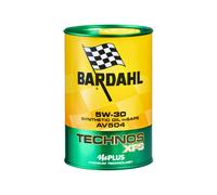 Olio Motore Bardahl Technos XFS AV504 5W30 VW 504 507 BMW L Life 04 Porsche 6 LT