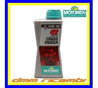 Olio Motore 4 tempi MOTOREX CROSS POWER 4T 10W50 100% Sintetico MA2 API SN KTM