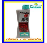 Olio Motore 4 tempi MOTOREX CROSS POWER 4T 10W50 100% Sintetico MA2 API SN KTM