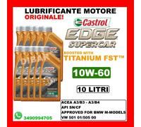OLIO MOTORE CASTROL EDGE SUPERCAR 10W60 TITANIUM API SN/CF BMW M-MODELS 10 LT