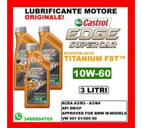 OLIO MOTORE CASTROL EDGE SUPERCAR 10W60 TITANIUM API SN/CF BMW M-MODELS 3 LT