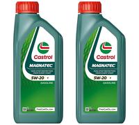 Olio Motore CASTROL Magnatec 5W20 E 2L 2x1L Protezione Avanzata per Motori