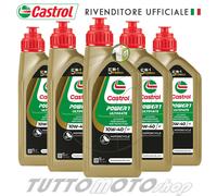 Olio Motore CASTROL POWER1 ULTIMATE 10W40 - 100% Sintetico Full Synt - 5 Litri