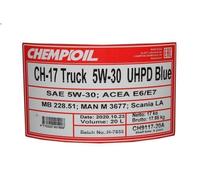 Olio motore CHEMPIOIL CH-17 UHPD LS 5W30 20L IVECO DAILY IV Furgone 3 2007-2011