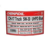Olio motore CHEMPIOIL CH-17 UHPD LS 5W30 20L per T2/LN1 Furgone 4 1986-1994