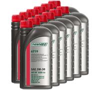 Olio Motore FANFARO 5W-30 API SN Full Sintetico, 12 x 1 L