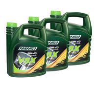 Olio Motore FANFARO VSX 5W-40 API SN CH-4 3X 5 Litri Olio Motore Audi BMW VW