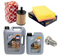 Olio motore Filtro Set 5W-30 6 litri. + Tappo scarico olio per VW Vans V 1.9 TDI
