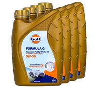 Olio Motore Gulf Formula G 5W-30 4x1 Litro per Seat Skoda Smart