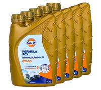 Olio Motore Gulf Formula PCX 0W-30 5 x 1 Litro per Alfa Romeo Citroen Jumpy