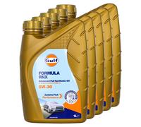Olio Motore Gulf Formula RNX 5W-30 5 x 1 Litro per Mazda, Mercedes