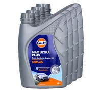Olio Motore Gulf Max Ultra Plus 10W-40 4L Per Hyundai KIA Mazda Mercedes