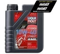 Olio Motore Liqui Moly 100% Sintetico 4T 10W-40 Street Race - Bottiglia 1L Per