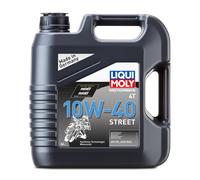 LIQUI MOLY Olio motore Motorbike 4T 10W-40 Olio parzialmente sintetico 4 L Compatibilità con YAMAHA MOTORCYCLES XVZ TDM MAXSTER CRYPTON FZ