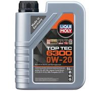 Olio motore Liqui Moly Top Tec 6300 0W-20 flacone da 1 l