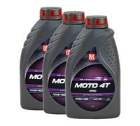 Olio Motore Lukoil Moto 4T Pro 56316061 SAE 10W-40 3 X 1 Litro Adly / Herchee
