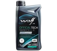 Olio Motore Lupo Officialtech C3 Ll III 65644 SAE 5W30 1 Litro per Volkswagen
