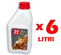 OLIO MOTORE MALOSSI 7612015 SPORT 2 TEMPI 7.1 2T ENGINE 20W-30 6LITRI