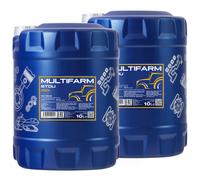 Olio Motore MANNOL 10W-30 API CG-4/CF-4/CF MN Multifarm STOU 2 X 10 Litri