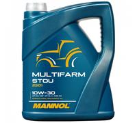 10W 30 Olio Motore 5 Litro Mannol Multifarm Stou 10W30 Multiuso - Olio Di