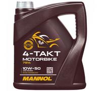 Olio Motore Mannol 10W-50 4-Takt Motocicletta 4 Litro per Aprilia BMW Ducati