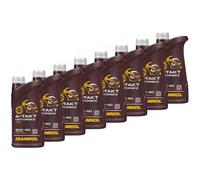 Olio Motore Mannol 10W-50 4-Takt Motocicletta 8 X 1 Litro per Aprilia BMW KTM