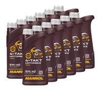 Olio Motore MANNOL 4 Tempi Moto 5W-40 12 X 1 Litro Adly/Herchee CAN-AM