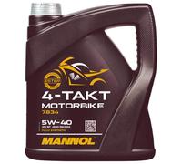 Olio Motore MANNOL 4 Tempi Moto 5W-40 4 Litri Adly/Herchee CAN-AM