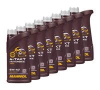 Olio Motore MANNOL 4 Tempi Moto 5W-40 8 X 1 Litro Adly/Herchee CAN-AM