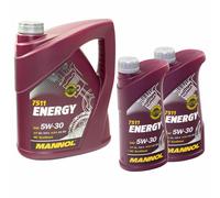 Olio Motore MANNOL 5W-30 Energy API SN/CH-4 1x 5 Litri + 2x 1 Litro